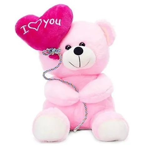 I Love You Balloon Heart Teddy Bear, Balloon Teddy Bear for Valentine Day Gift